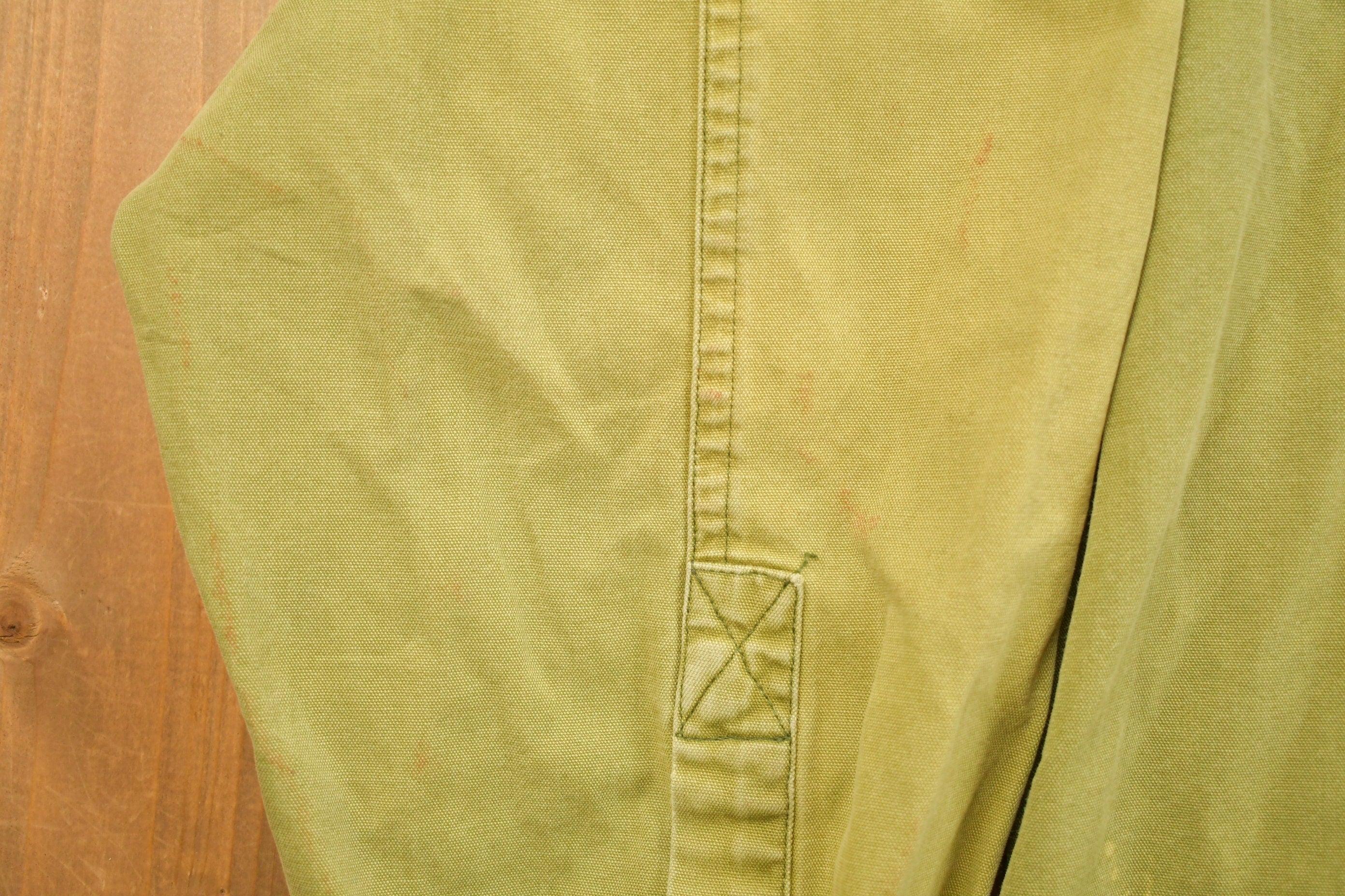 Vintage 1990s R & R Casuals Blank Green Button Up Shirt