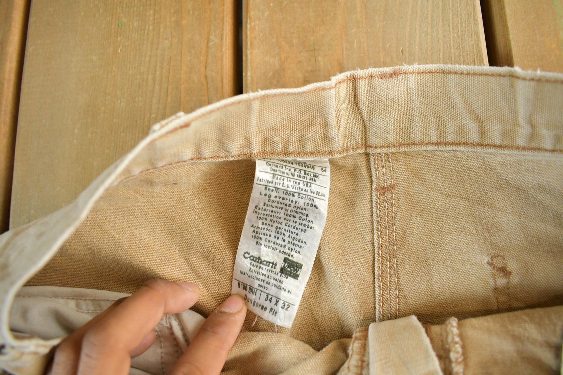 Vintage 2000s Carhartt Double Knee Brush Pants Adult 34 x 31