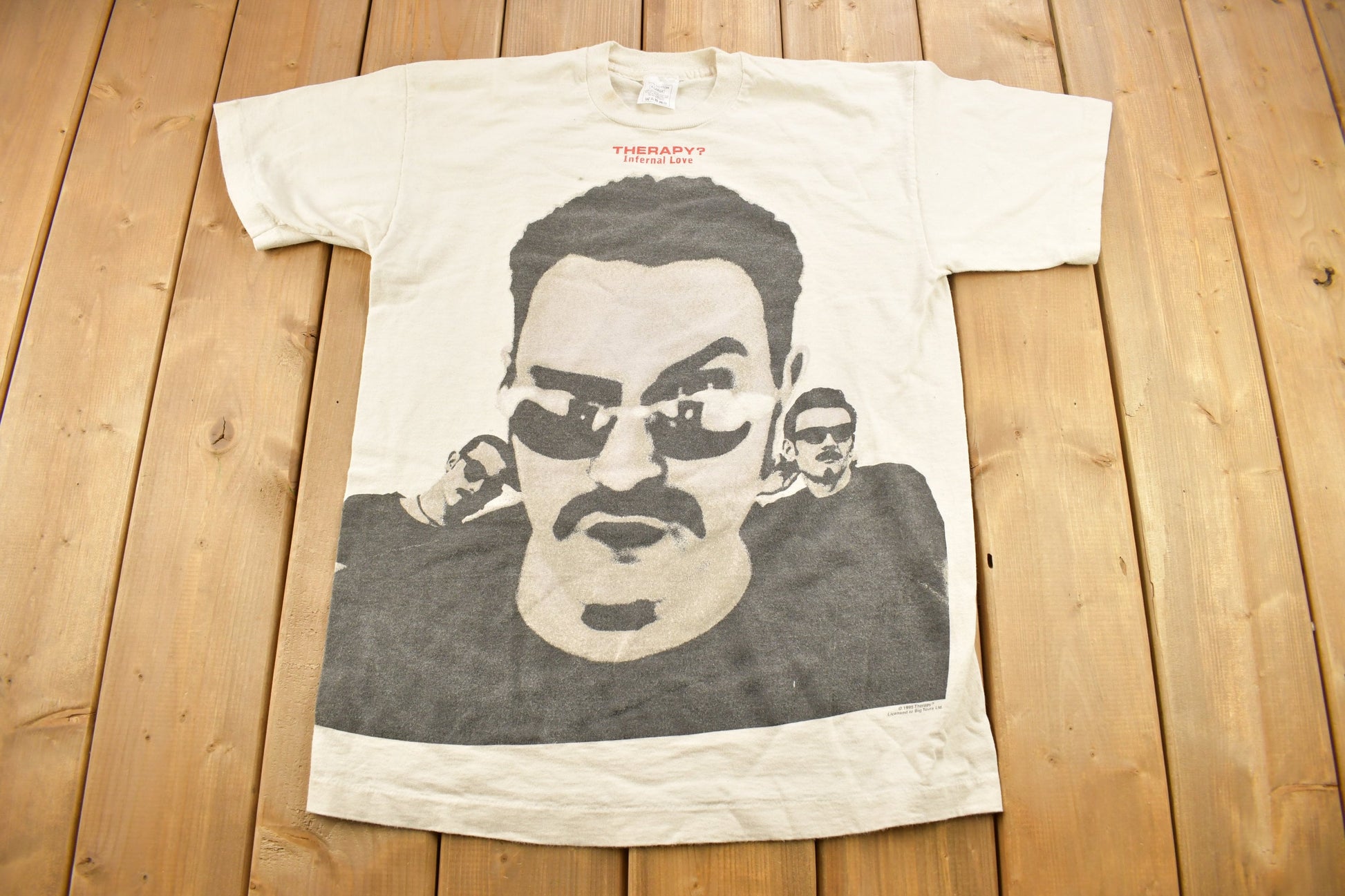 Vintage 1995 Therapy Infernal Love Tour Band T-shirt