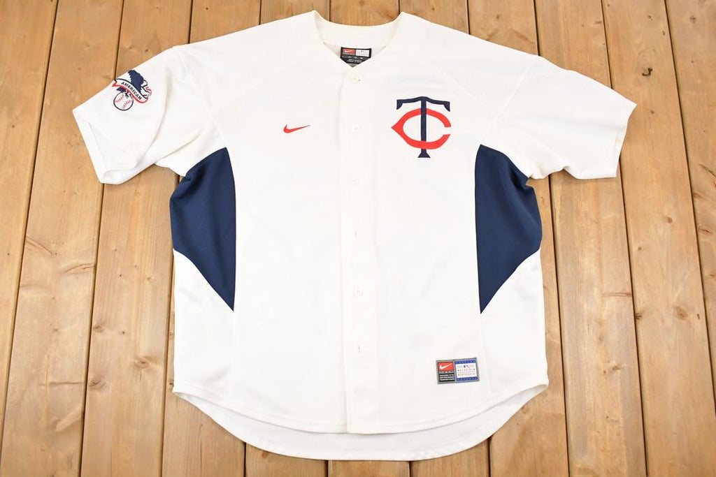 Vintage Y2K Cincinnati Twins Embroidered Nike Baseball Jersey Men's XL