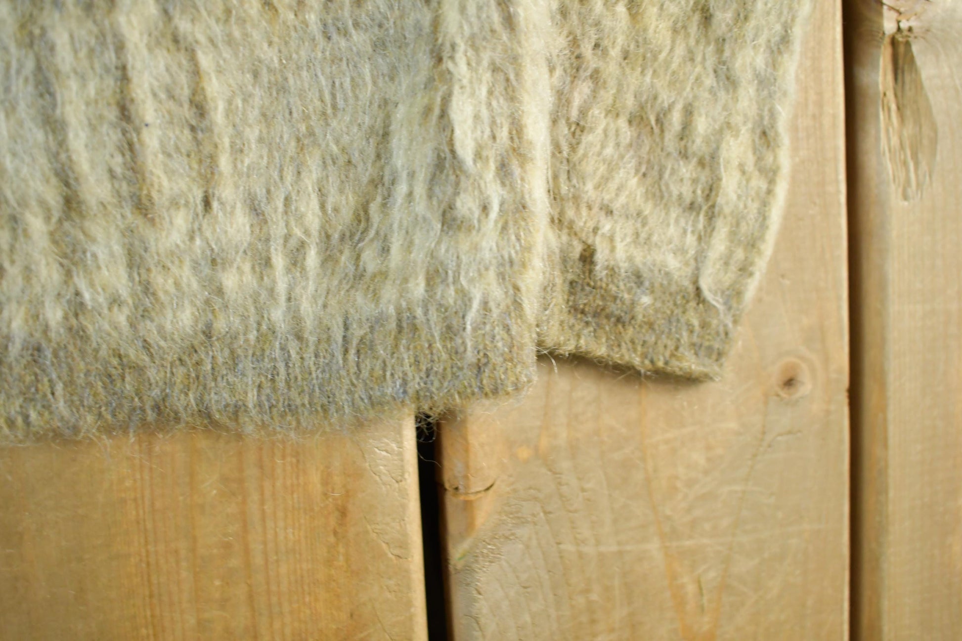 Vintage 1960s Jantzen Mohair Wool Grunge Knit Cardigan Sweater Adult Medium