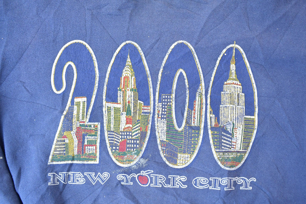 Vintage Y2K New York City Big Apple Crewneck Sweatshirt