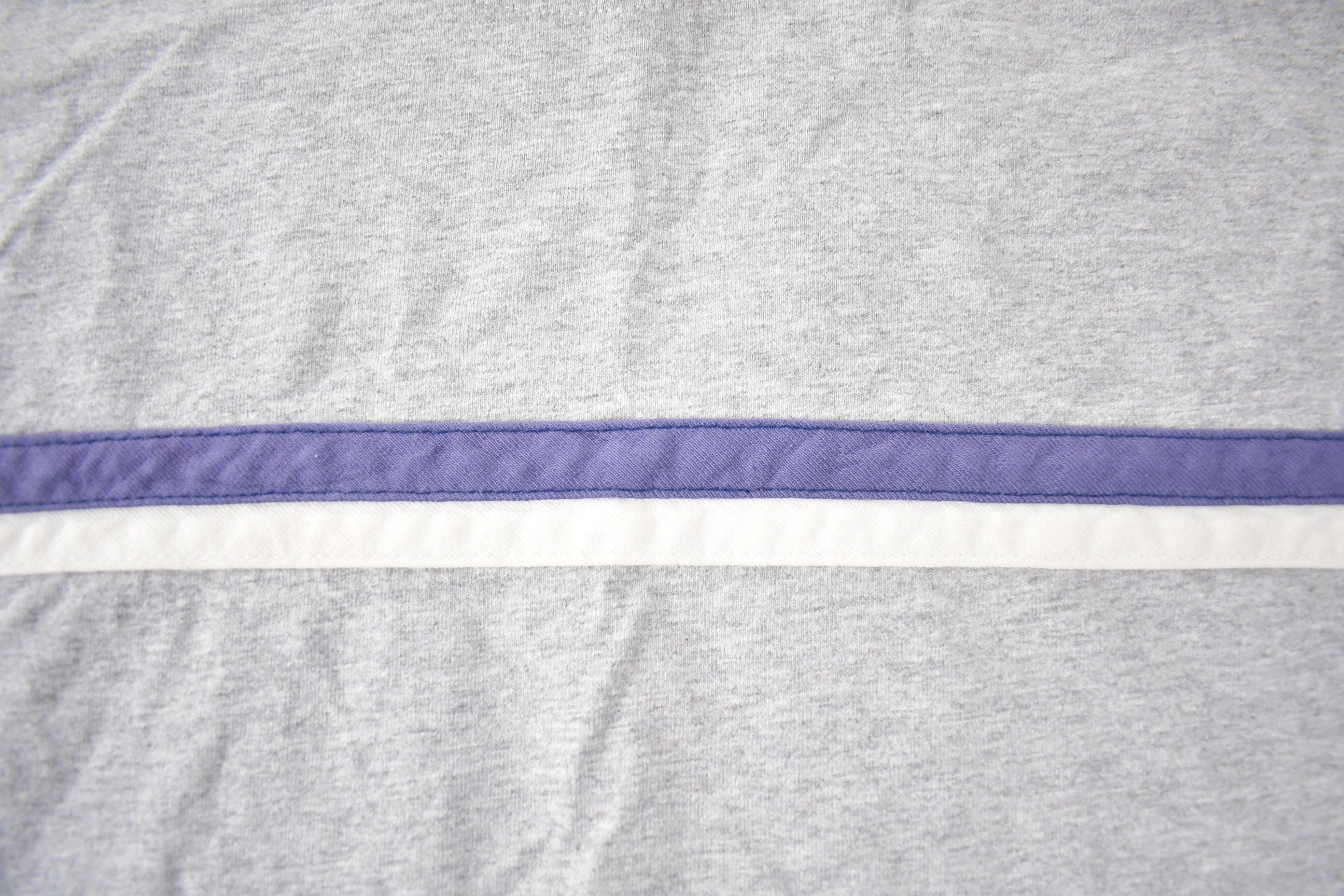 Vintage 1990s Industrial Rags Striped T Shirt Made In USA Size L