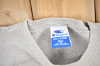 Vintage 1990s Champion Blank Grey Crewneck Sweatshirt