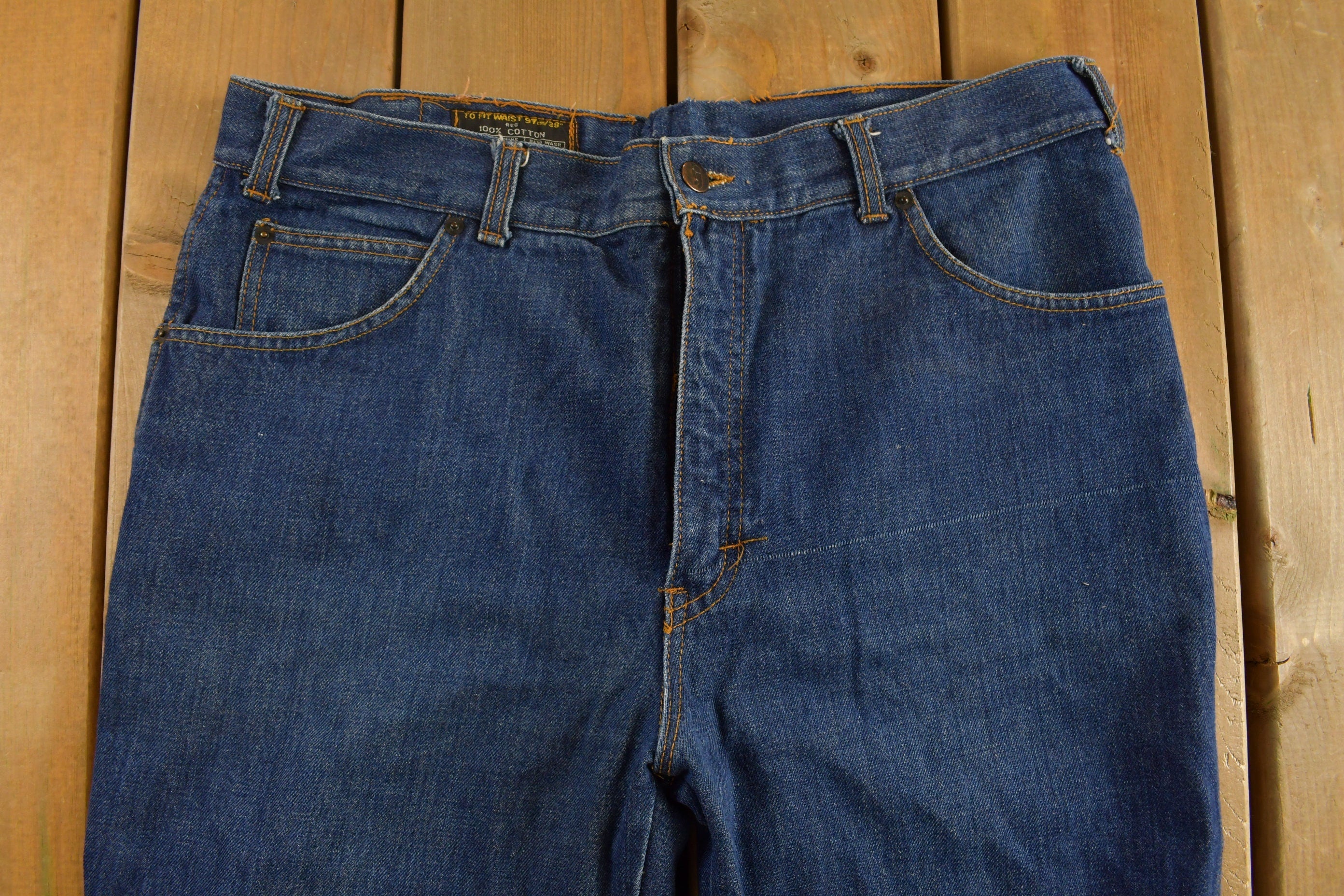 Vintage 1990s Jinglers Dark Wash Jeans Size 36 x 27