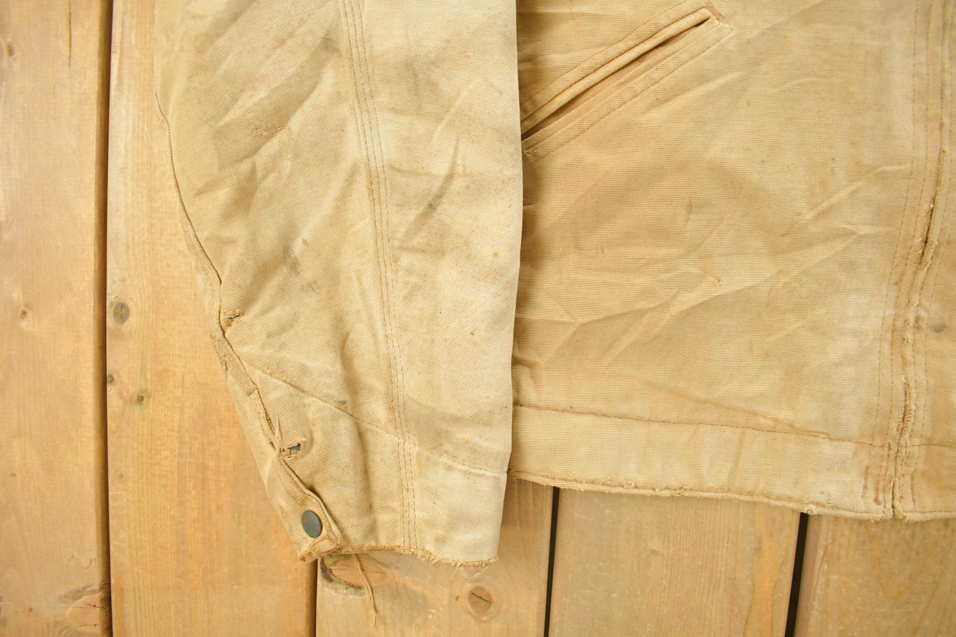 Vintage 1990s Carhartt Blanket Lined Detroit Jacket Men's Large