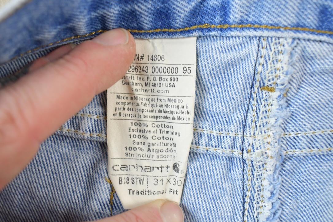 Vintage 1990s Carhartt Denim Jeans Size 31x30