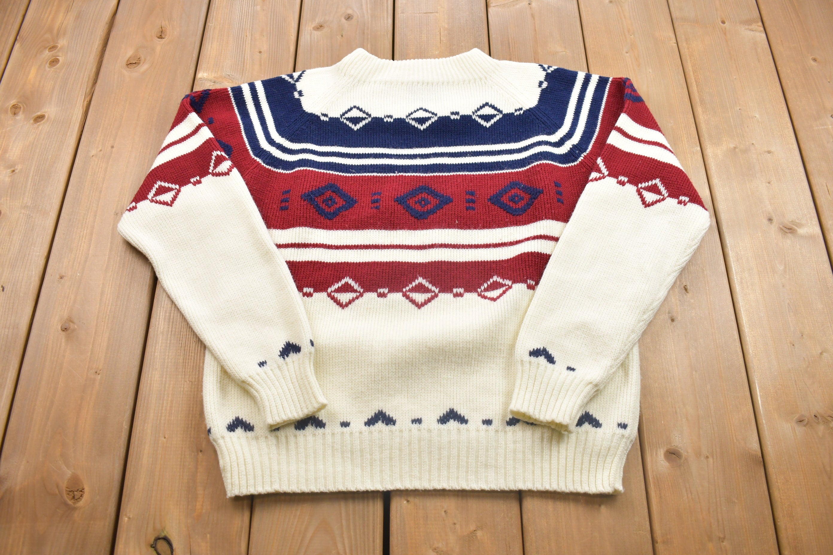 Vintage 1970s J.C Penney Knitted Crewneck Sweater
