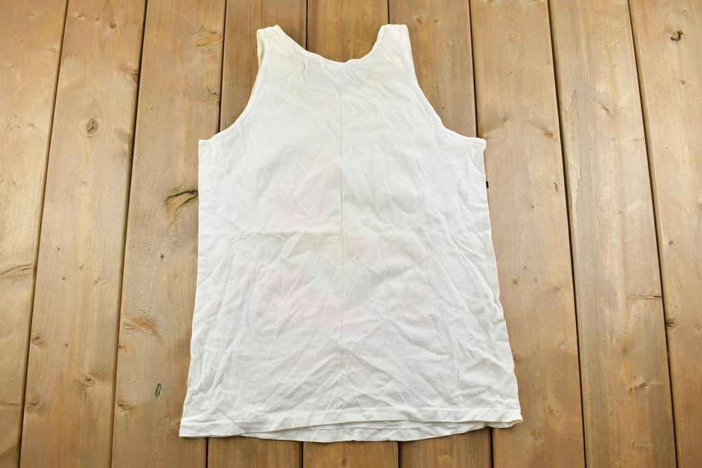 Vintage 1991 Chevrolet Heartbeat Of America Neon California Surfing Graphic Tank top