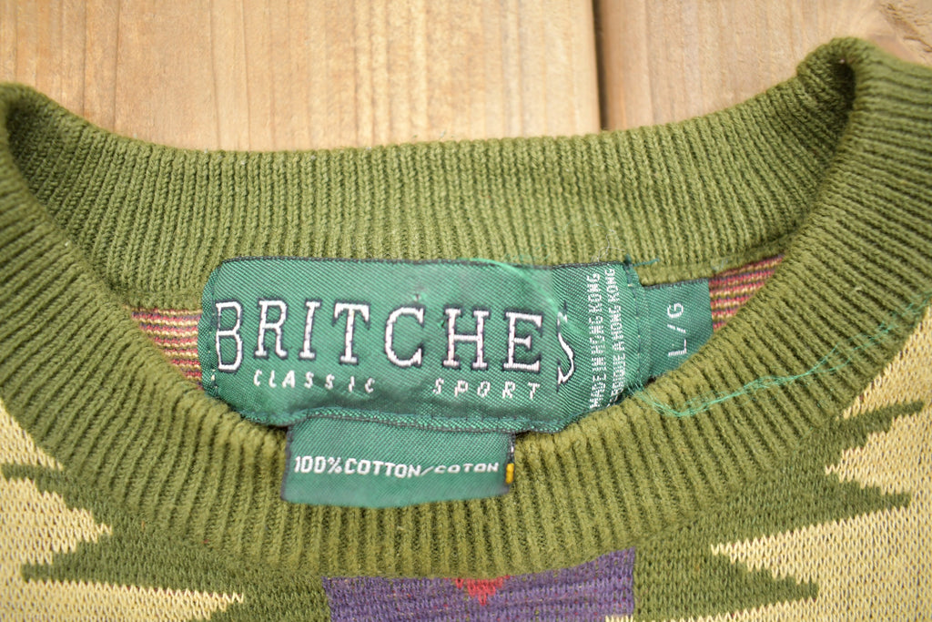 Vintage 1990s Britches Knitted Crewneck Sweater