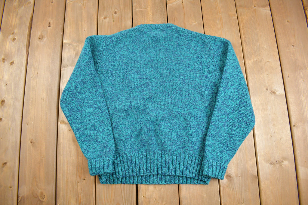 Vintage 1980s Woolrich Knitted Wool Crewneck Sweater
