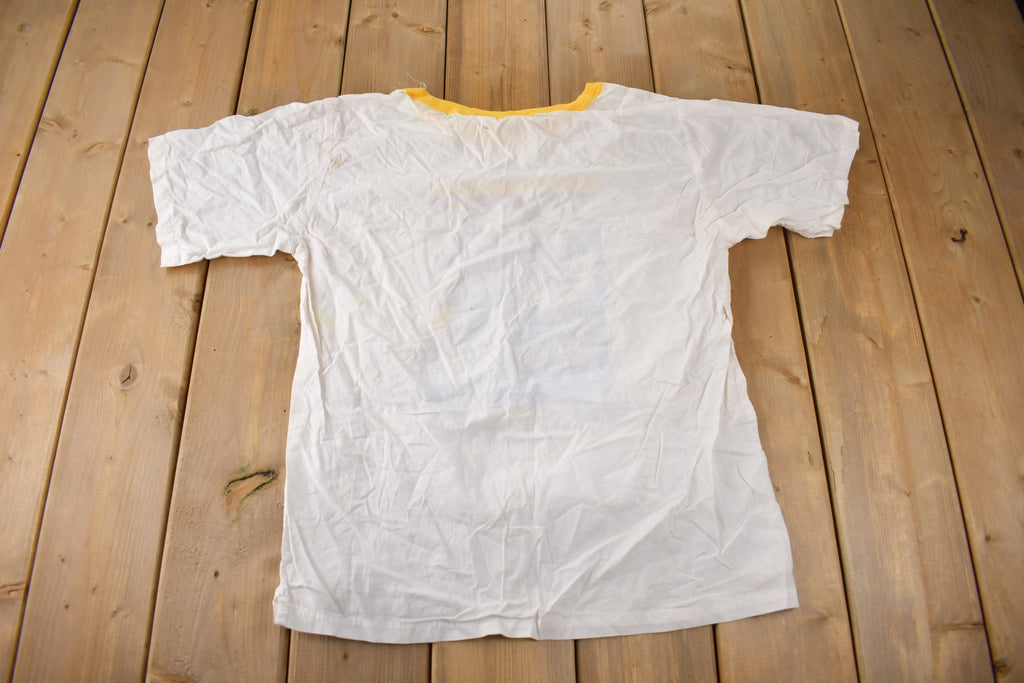 Vintage 1980s Cycling Graphic Single Stitch Graphic T Shirt