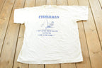 Vintage 1990s Fisherman T-Shirt Mens /
