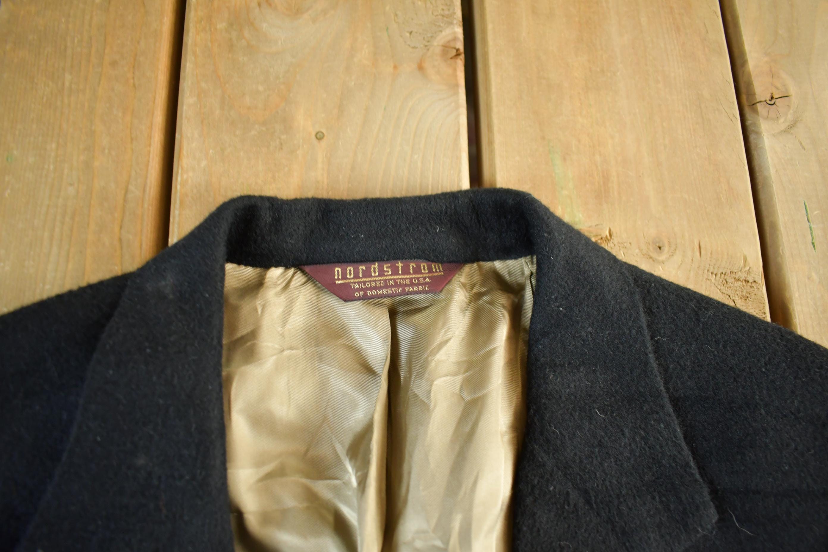 Vintage 1980s Nordstrom Cashmere Blazer Jacket Men's Medium