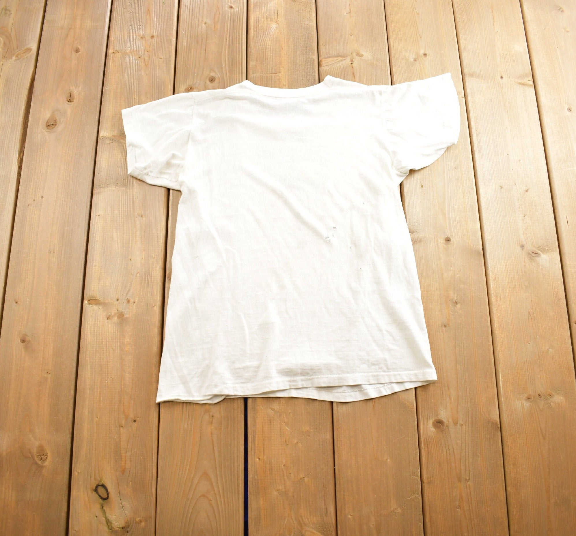 Vintage 1970s MLB Richie Hebner Pirates Baseball Single Stitch T-Shirt Made In USA