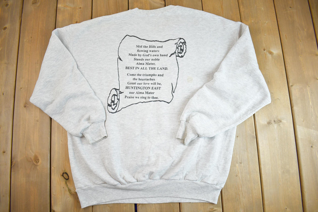 Vintage 1990s Huntington East Highlanders Souvenir Crewneck Sweatshirt - XL