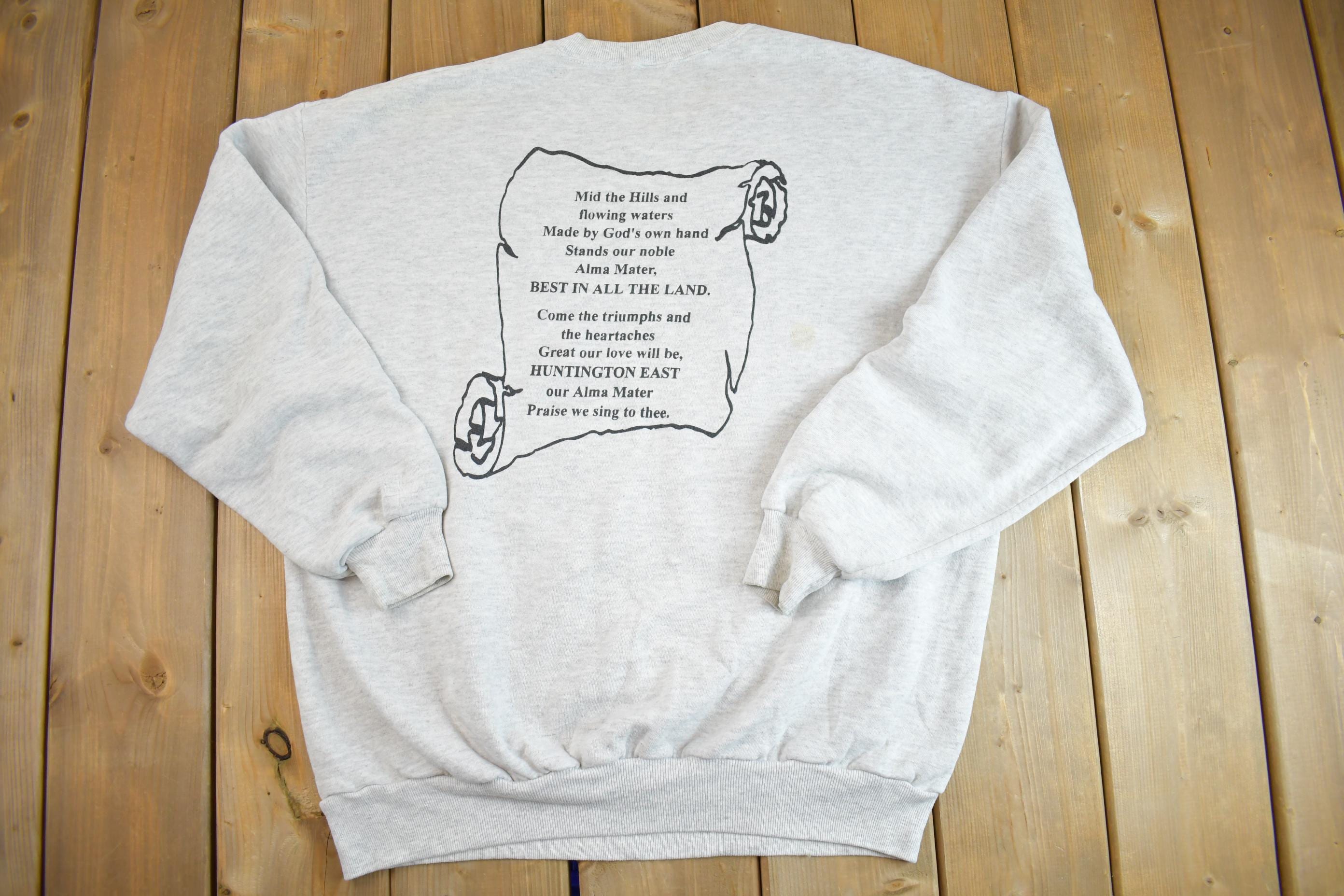 Vintage 1990s Huntington East Highlanders Souvenir Crewneck Sweatshirt - XL