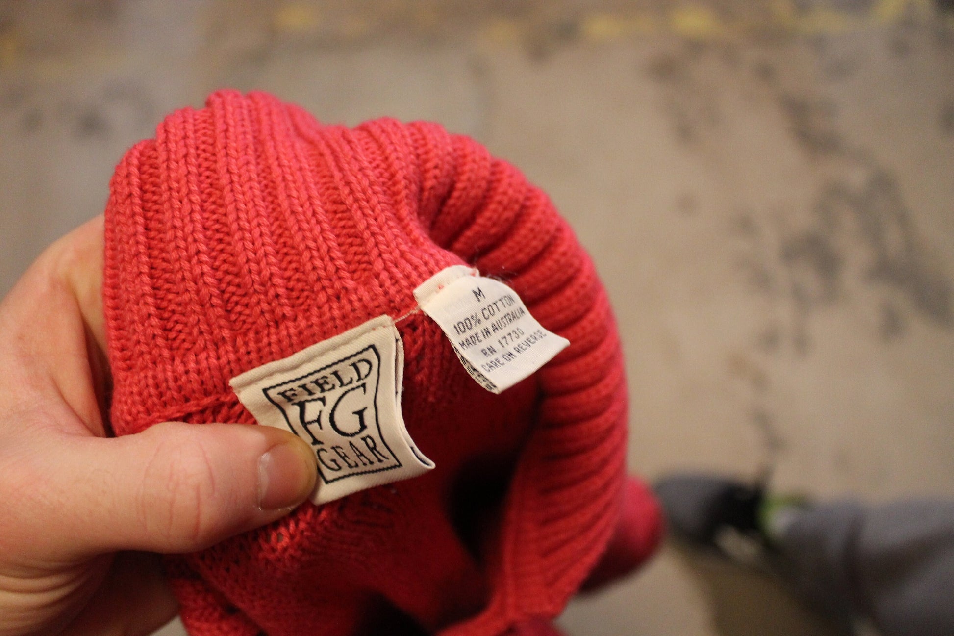 Vintage 1990s 3D Knit Cardigan Sweater / Button Up / Pullover Cable Knit Sweatshirt / Streetwear Fashion / Made In Australia