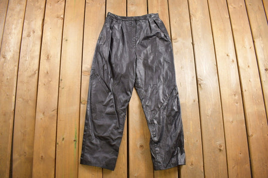 Vintage 1980's Bagatelle Leather Pants 27 x 25 / Made in Canada / Vintage Leathers / Streetwear Fashion / Vintage Pants