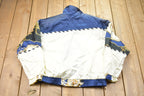 Vintage 1980s Gallery Sport All Over Print Full Zip Windbreaker Jacket
