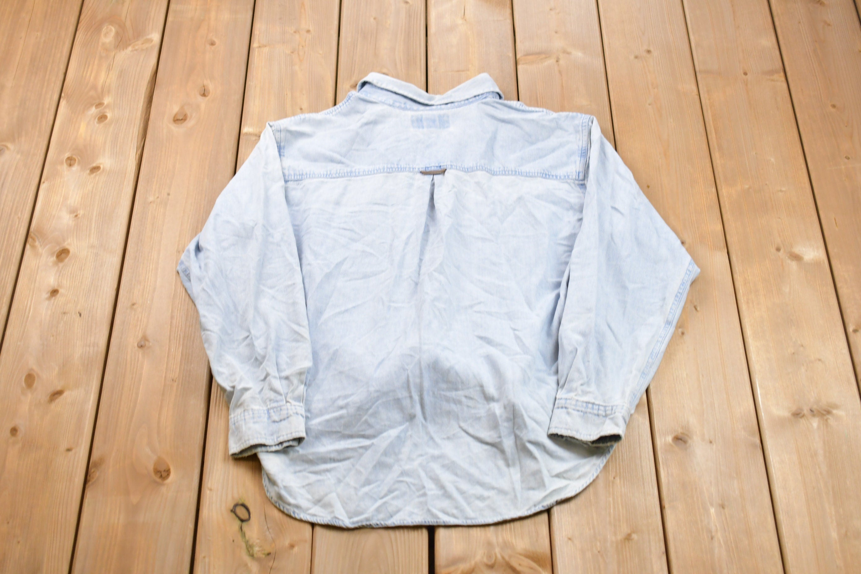 Vintage 1990s Malboro Denim Button Up Shirt