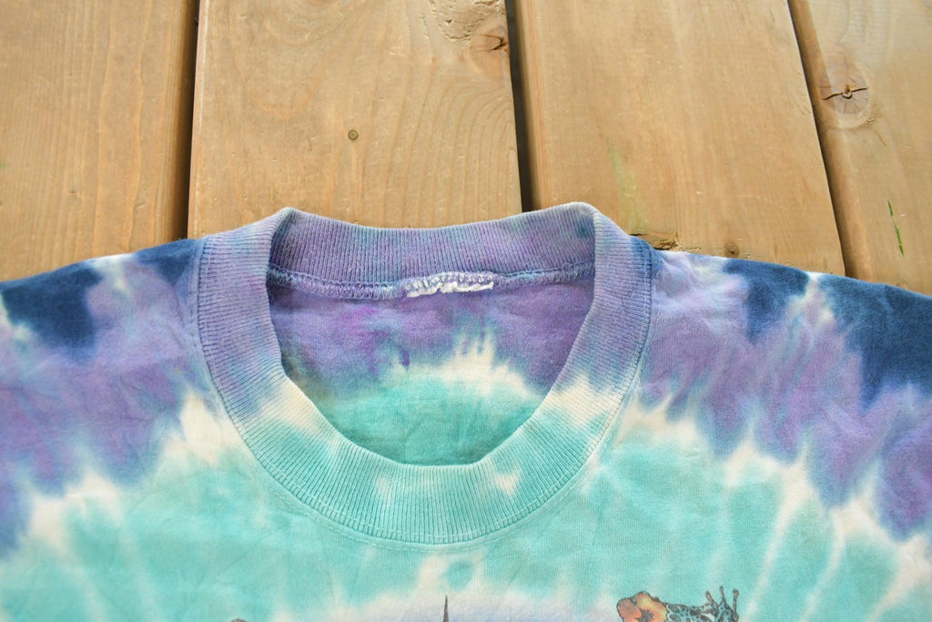 Vintage 1997 The Grateful Dead Further Festival Liquid Blue Graphic T-Shirt Men's XL