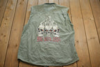 Vintage 2004 Bike Week Daytona Beach USA Muscle Button Up Shirt
