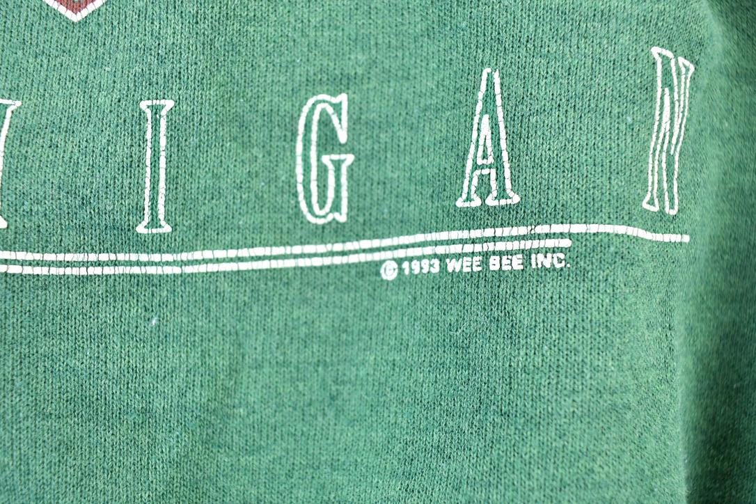 Vintage 1990s Mackinac Michigan Crewneck Sweatshirt Made In USA Mens L