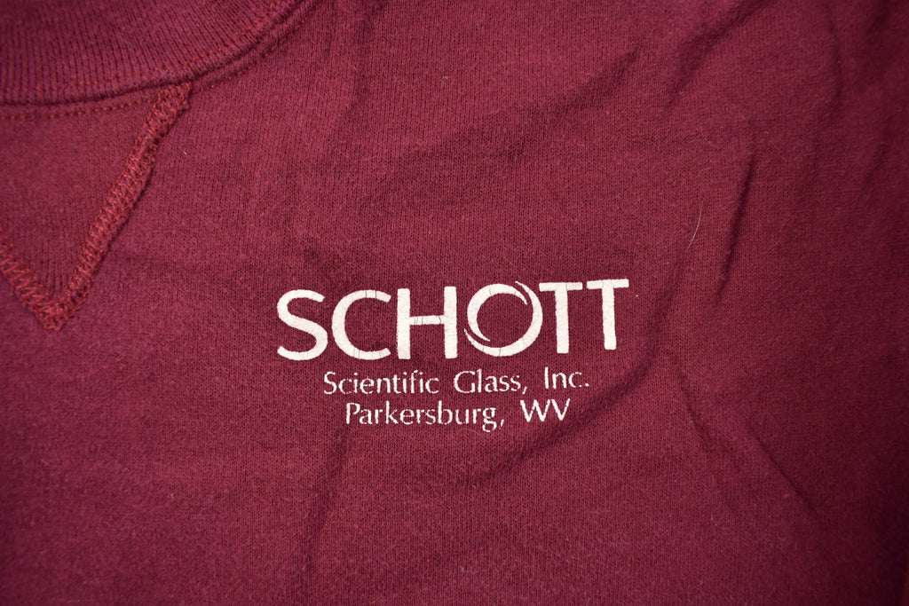 Vintage 1990s Schott Scientific Glass Russell Crewneck Sweatshirt