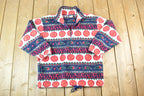 Vintage 1990s Bay Club Fleece Outdoorsman Sweater