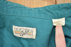 Vintage 1990s Blank Green Button Up Shirt