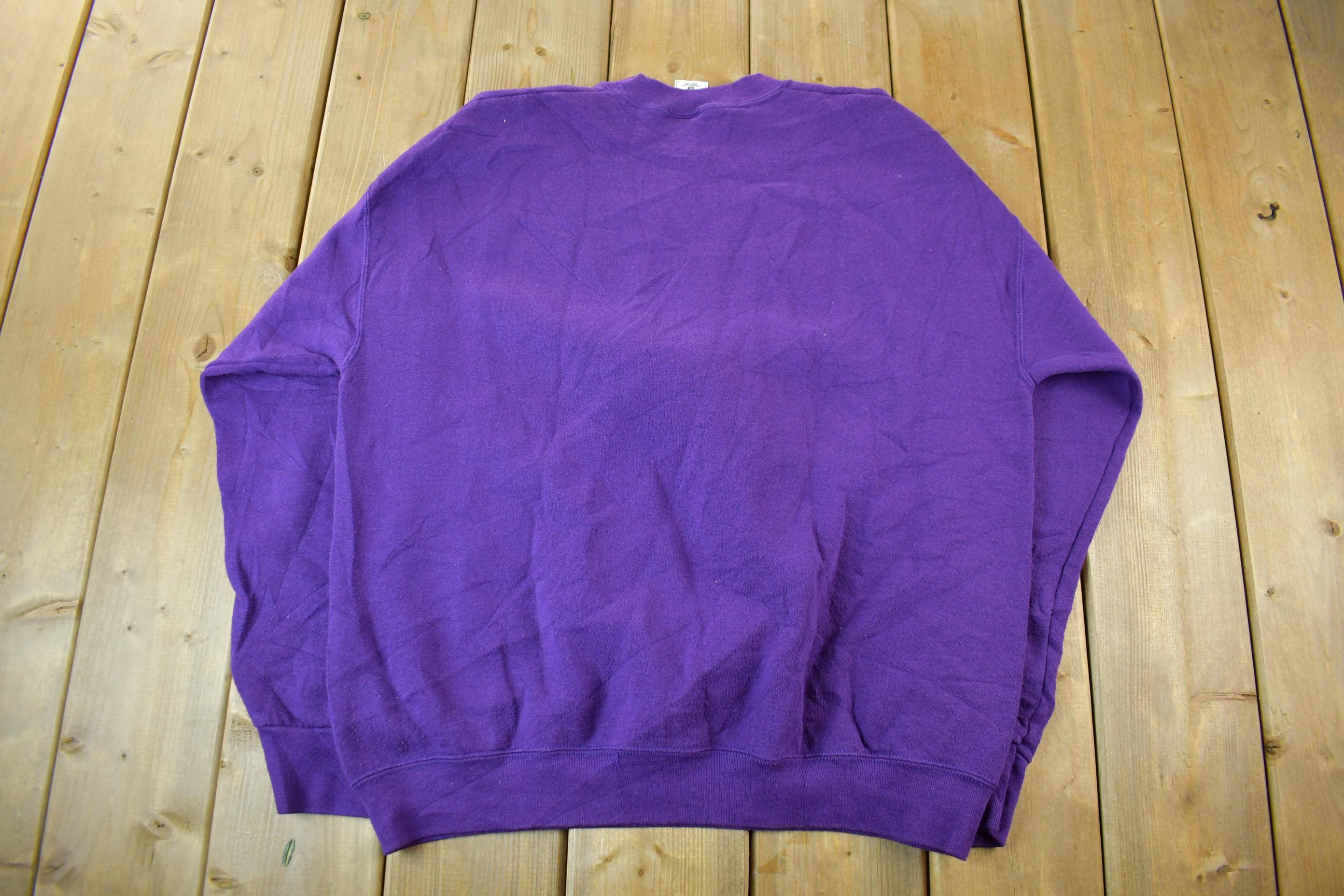 Vintage 1990s Minnesota Vikings NFL Crewneck Sweatshirt Men's Large