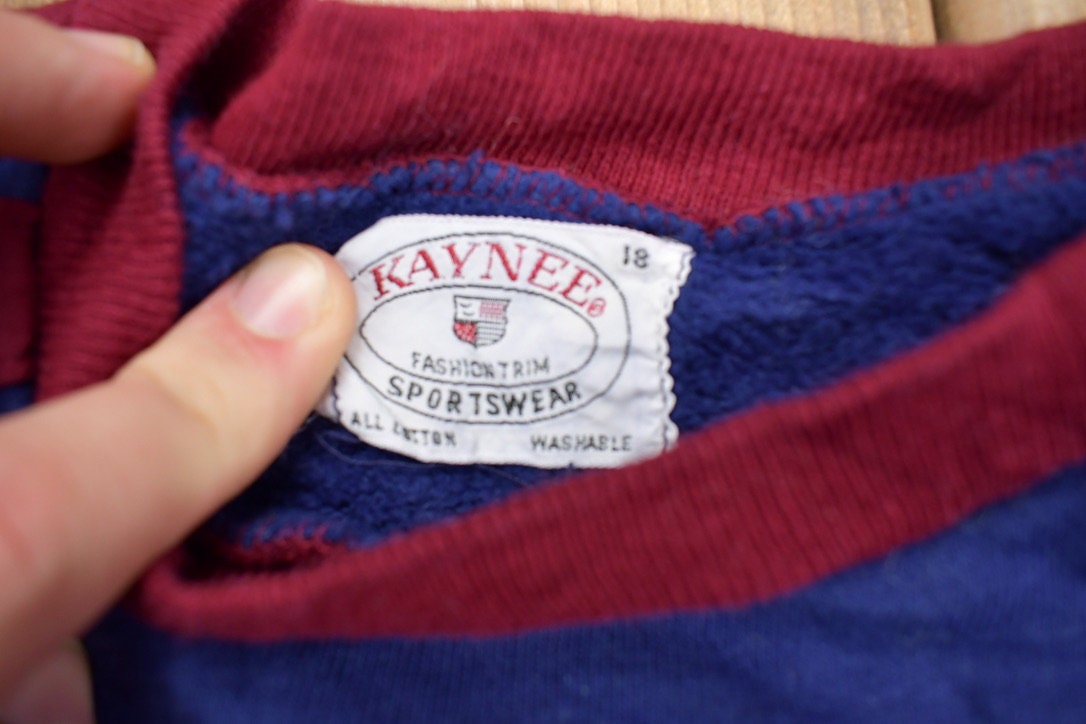Vintage 1990s Blank 'Kaynee' Sportswear Crewneck Sweatshirt