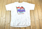 Vintage 2002 Fifa World Cup Korea Souvenir Prima Cotton Single Stitch Graphic Print T-Shirt