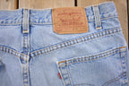 Vintage 1990s Levi's 505 Red Tab Denim Jeans Size 33 x 30