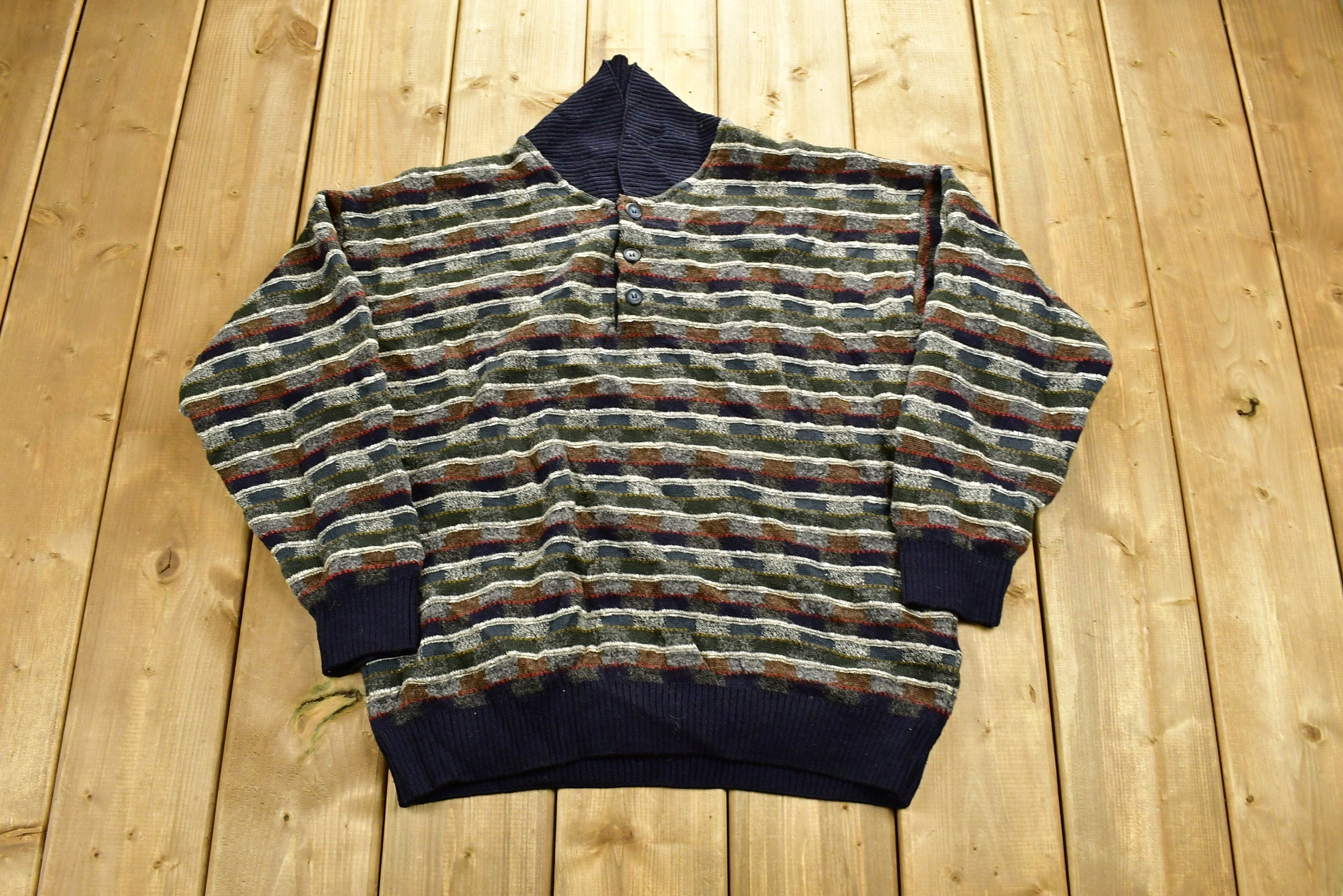 Vintage 1990's Far Horizons Australia Wool Knit Sweater