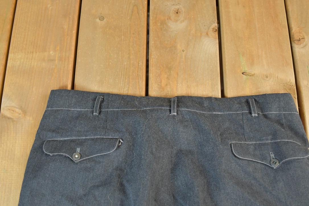 Vintage 1970s Grey Dress Pants  Made in USA  American Vintage  Workwear  Streetwear  Vintage Pants