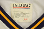 Vintage 1990s DeLong Grand Ledge Pullover Jacket  Team Logo  Athletic Sportswear  Streetwear  Athletic  Made In USA  V-Neck
