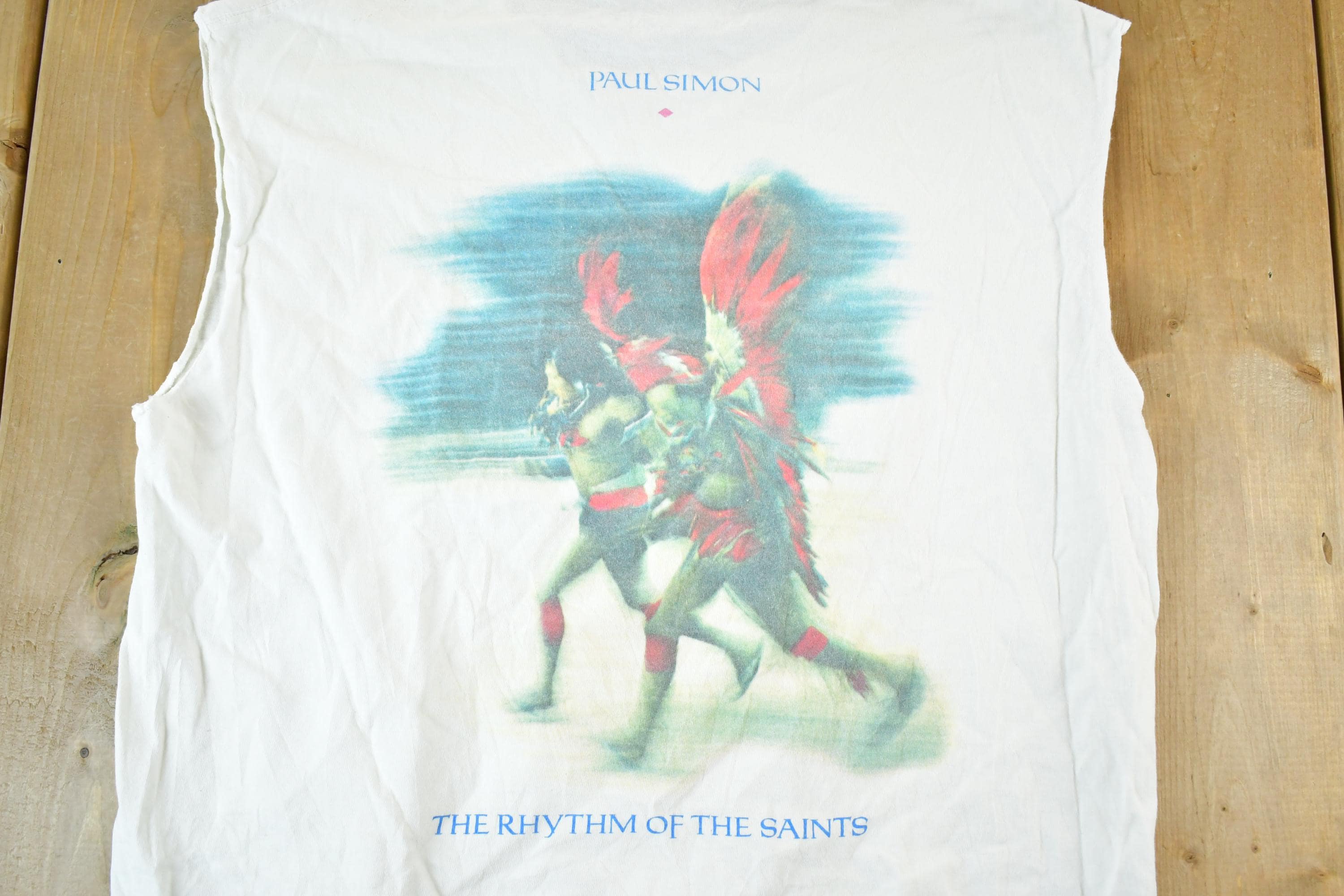 Vintage 1990s Paul Simon Video Hits One Souvenir Tank Top Mens L