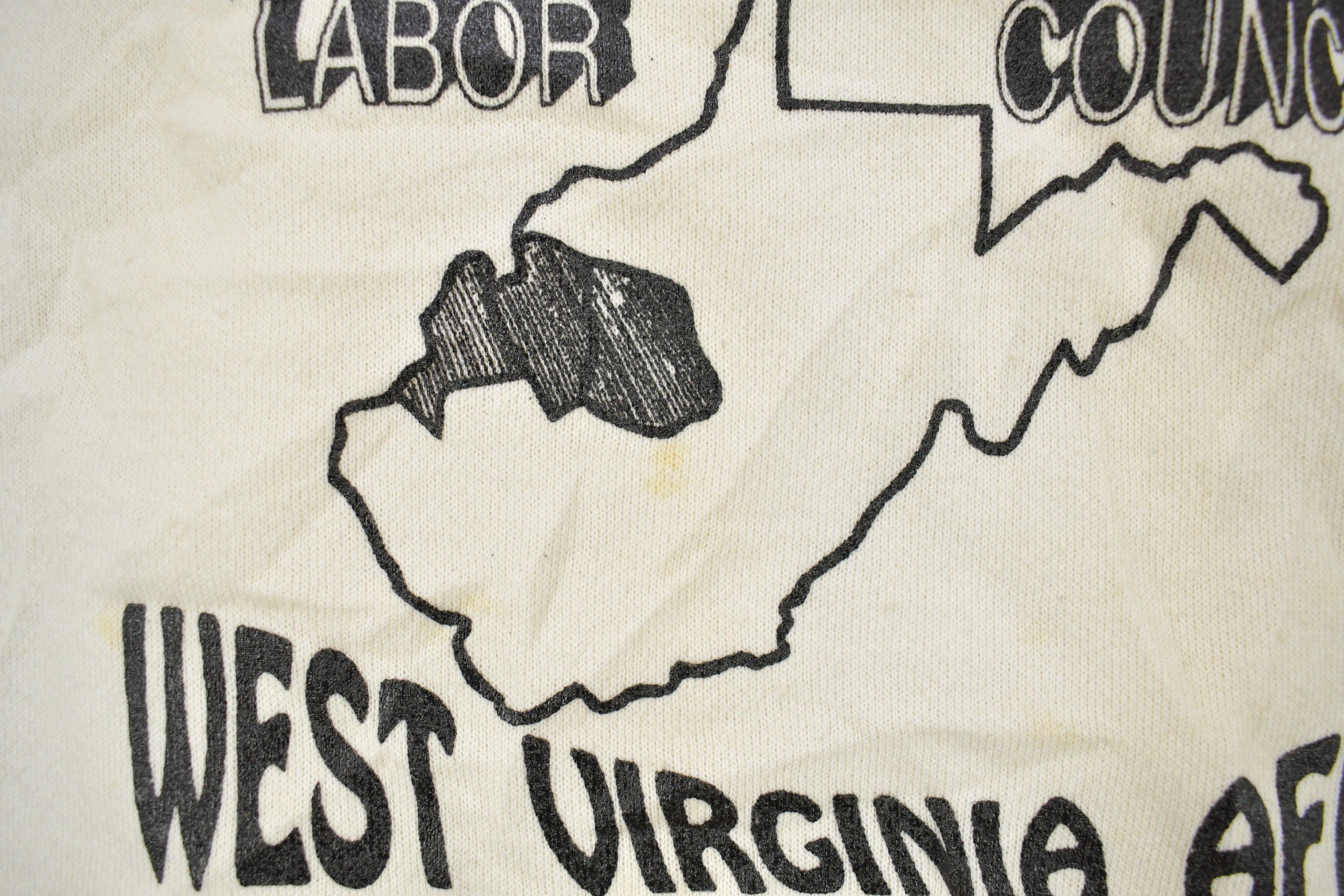 Vintage 1980s Mason Jackson Roane Labor Council Crewneck Sweatshirt  80s Crewneck  Made In USA  West Virginia AFL-C10