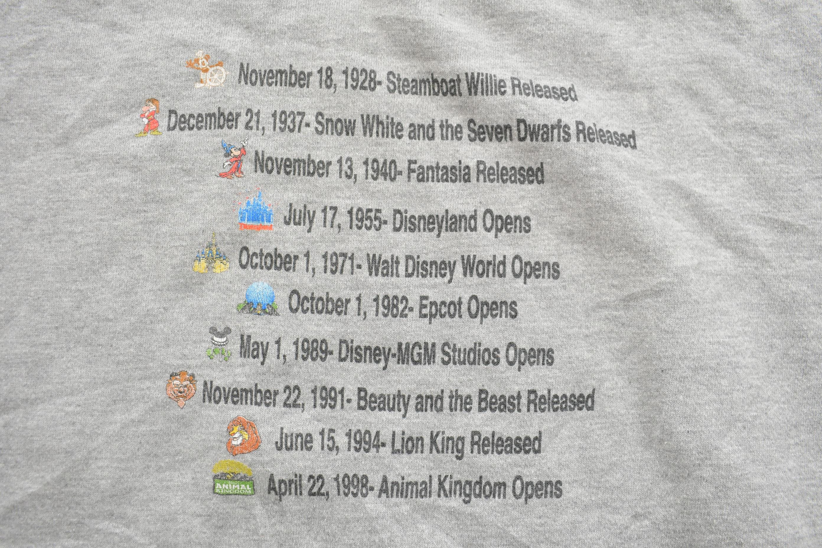 Vintage 1998 Walt Disney World Anniversary Crewneck