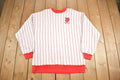 Vintage 1990s North Penn Dragons Pinstripe Crewneck