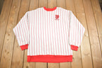 Vintage 1990s North Penn Dragons Pinstripe Crewneck