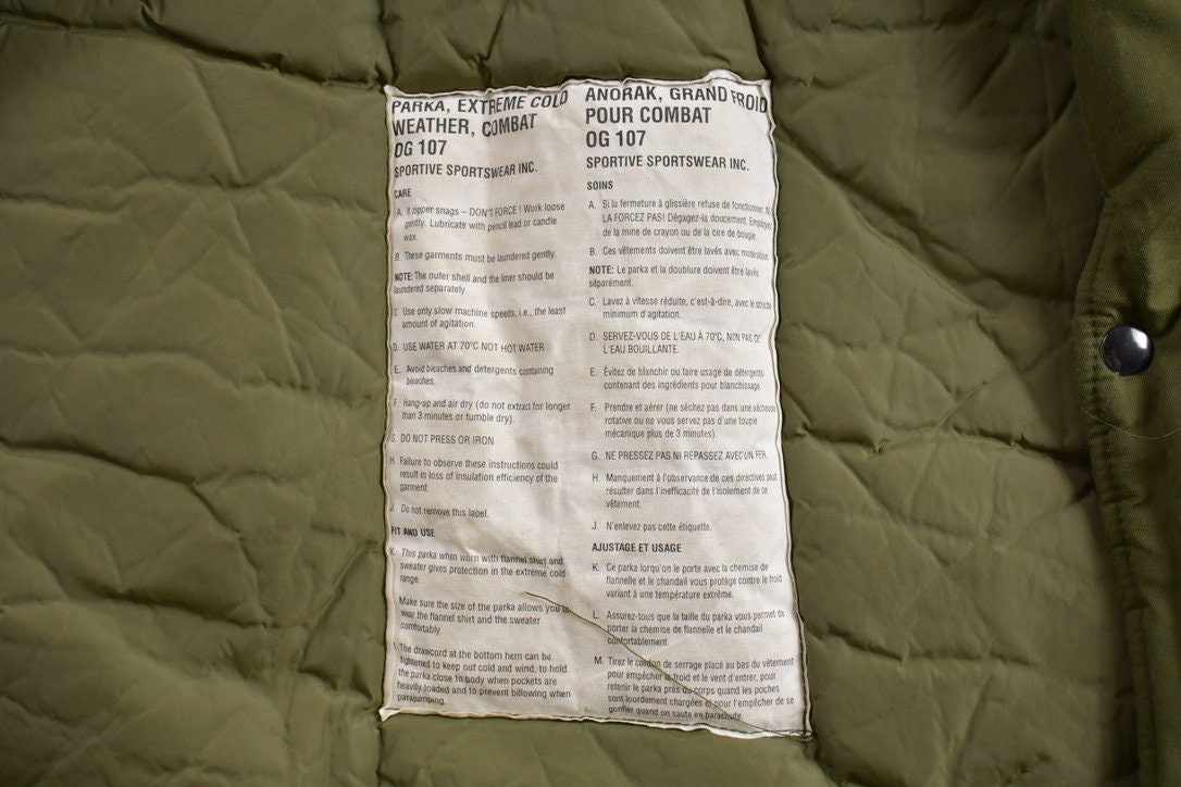 Vintage 1970s OG 107 Extreme Cold Parka Custom Jacket