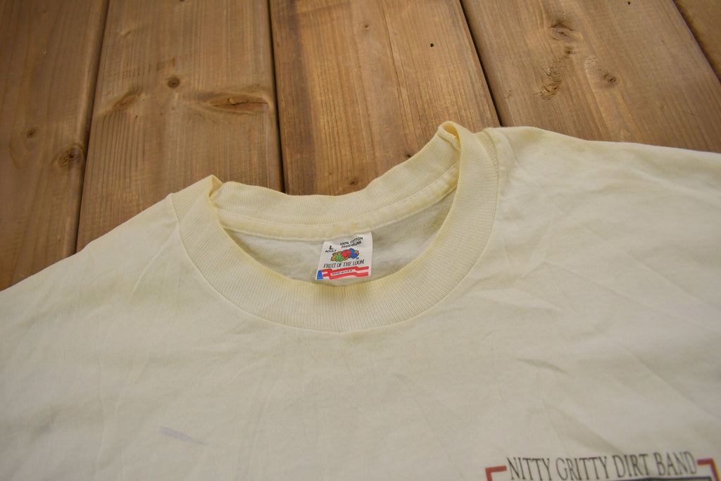 Vintage 1990s Nitty Gritty Dirt Band On Tour Band T-shirt