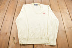 Vintage 1980s Mc Briar 1460 WBNS Knitted Crewneck Sweater  Made in USA  Vintage 80s Crewneck  80s Vintage  Sweatshirt  Abstract Pattern
