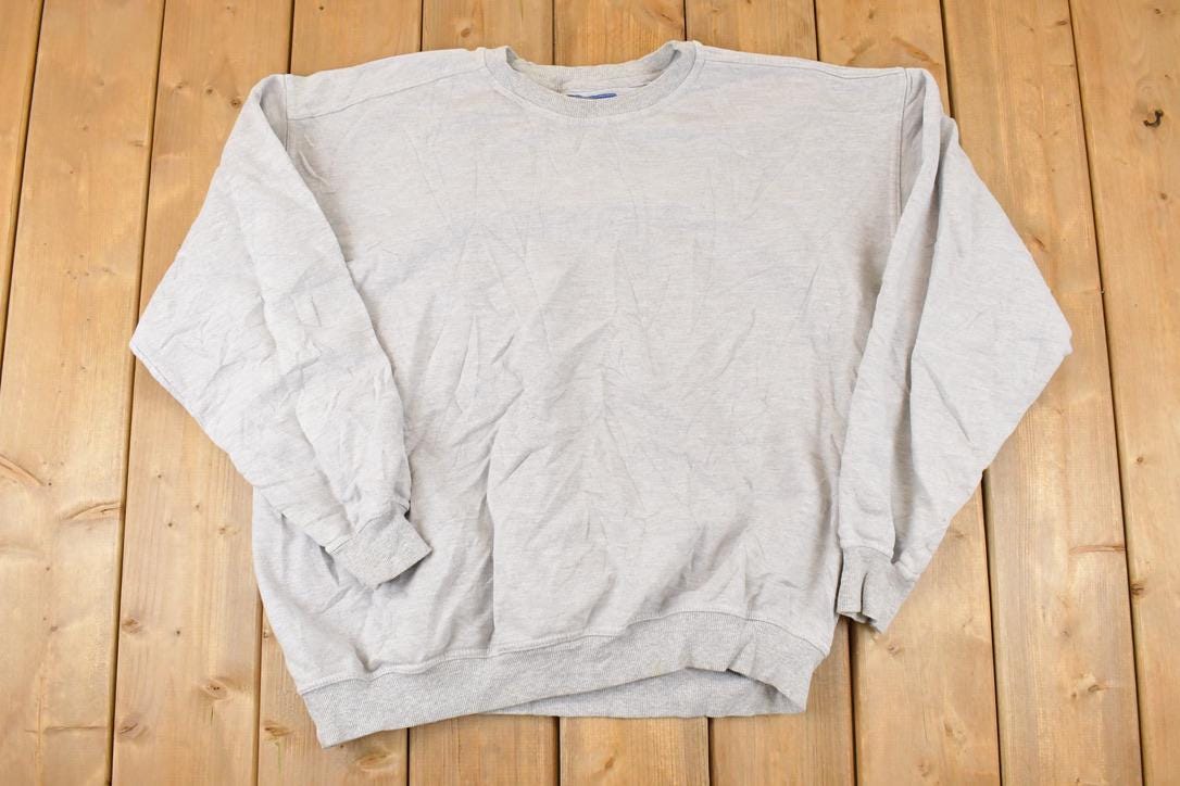 Vintage 1990s Pluma Heavyweight Blank Crewneck Sweatshirt Mens XL