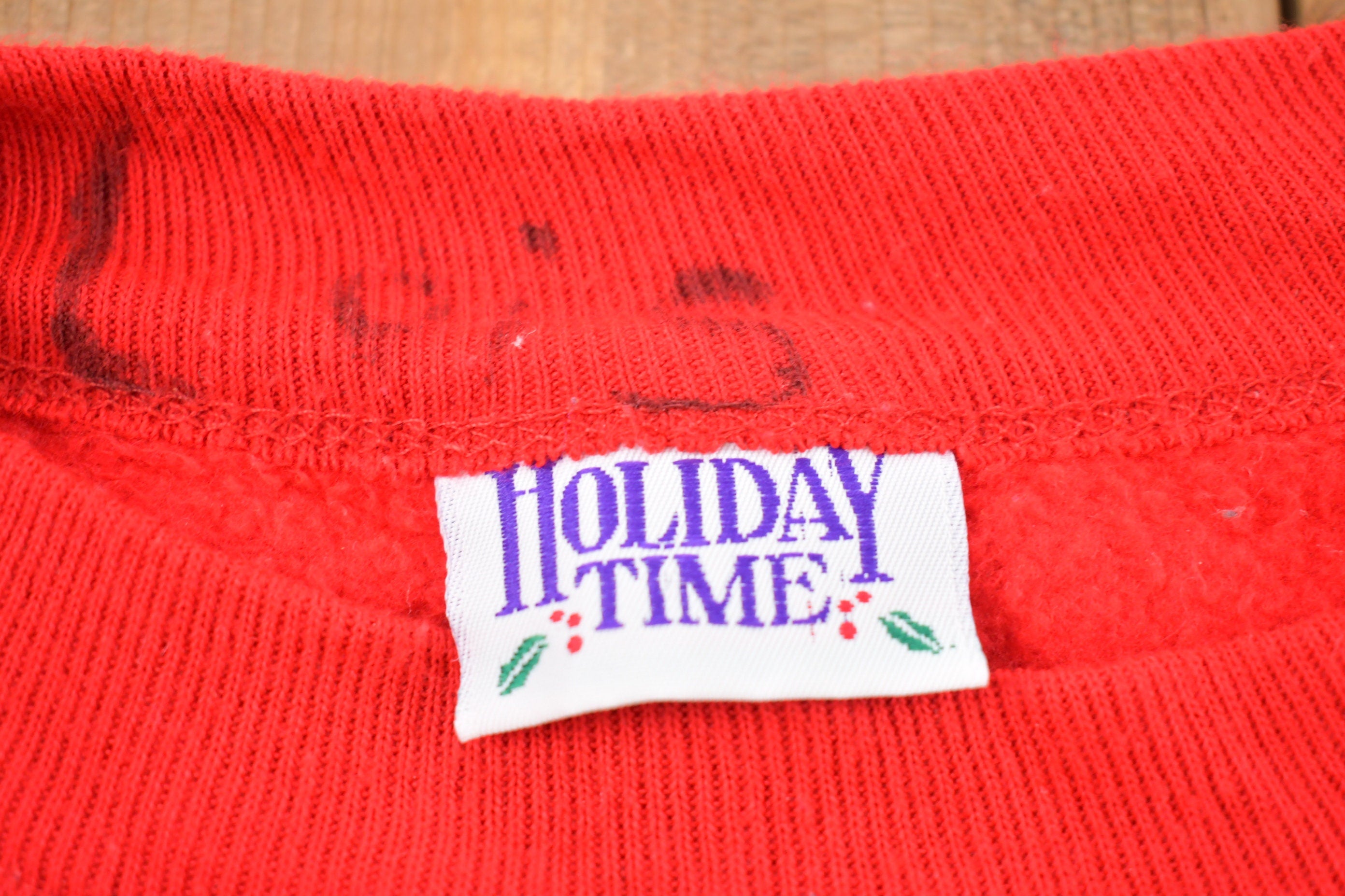 Vintage 1990s Christmas Bear Sweater , 90s Holiday Crewneck , Winter Wear , Festive Graphic Print , Holiday Time , AOP