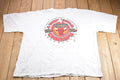 Vintage 1996 Chicago Bulls 4-Peat Champs Logo Athletic Made In USA Graphic T-Shirt