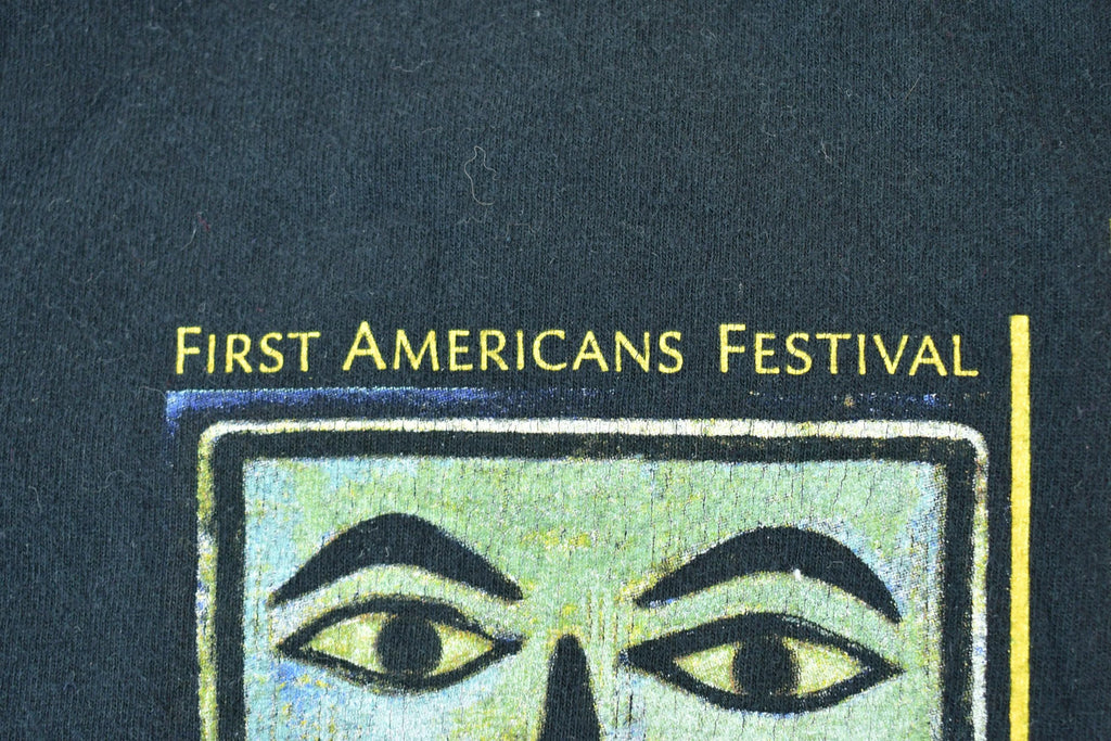 Vintage 1990s First Americans Festival Single Stitch T-Shirt